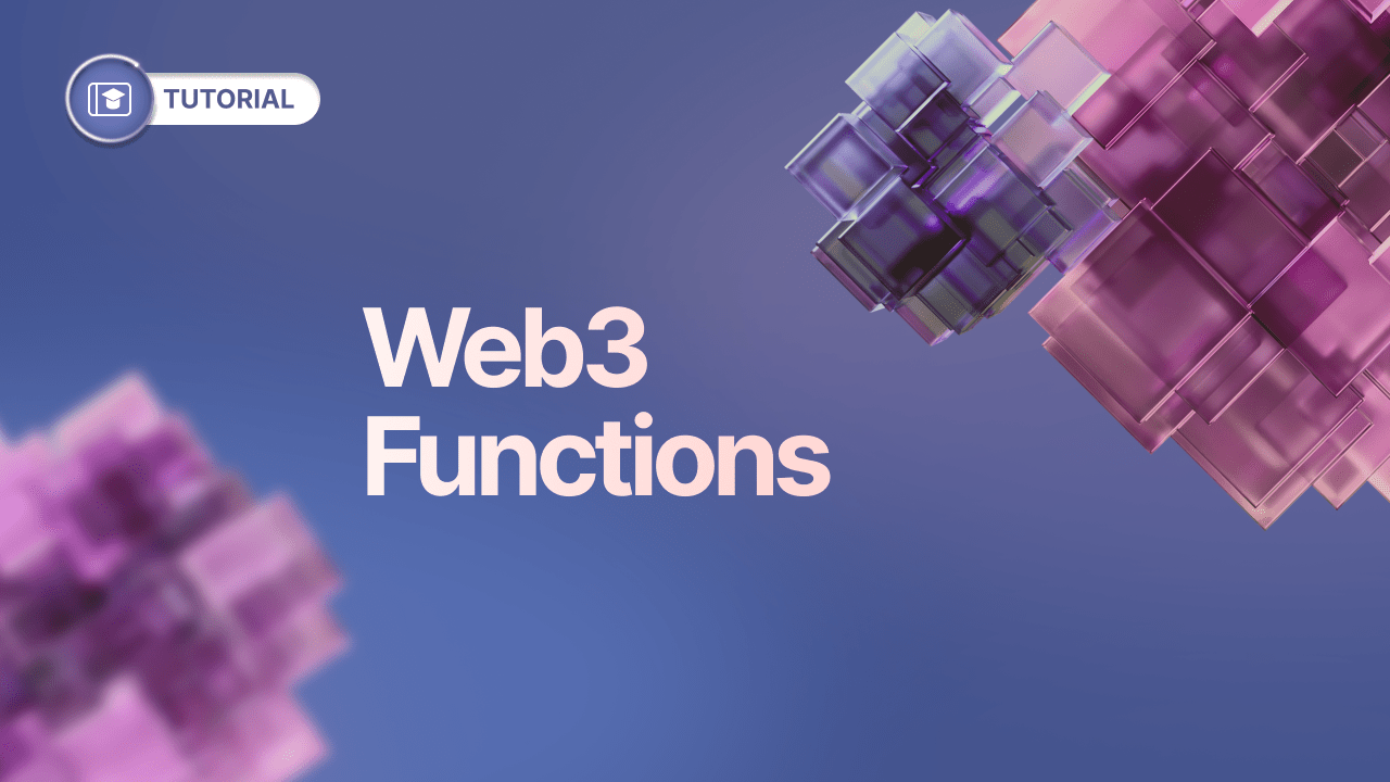 How to use Web3 Functions to build serverless web3 apps